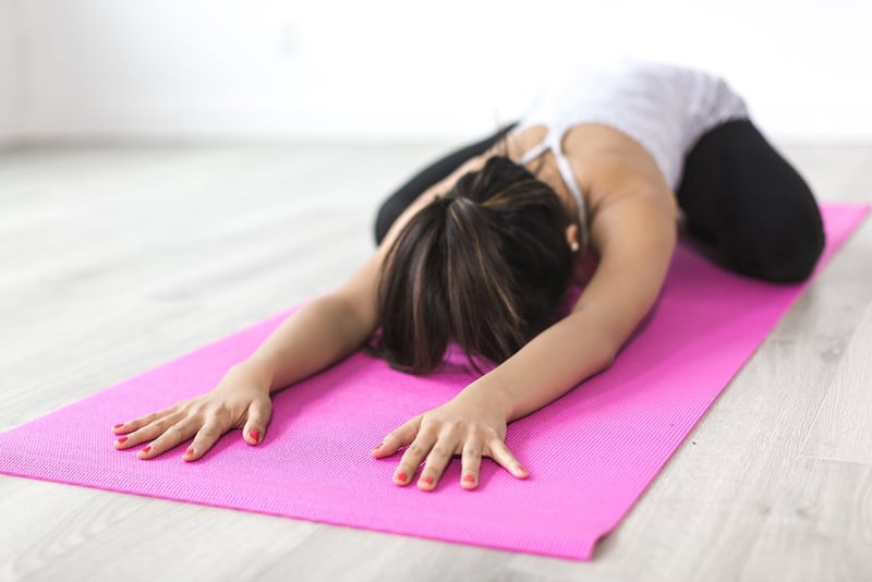 Yoga Pose Stretching Fitness